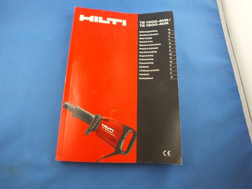 Anleitung hilti 1500 - f,